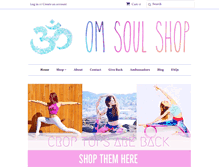 Tablet Screenshot of omsoulshop.com